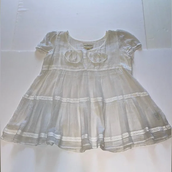 Denim & Supply Ralph Lauren L Peasant Bohemian Southwest Cap Sleeve Pullover Top - Picture 11 of 16